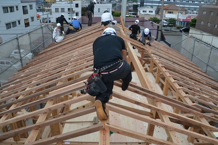 福岡県春日市04　注文住宅建築現場リポート③　～上棟式～