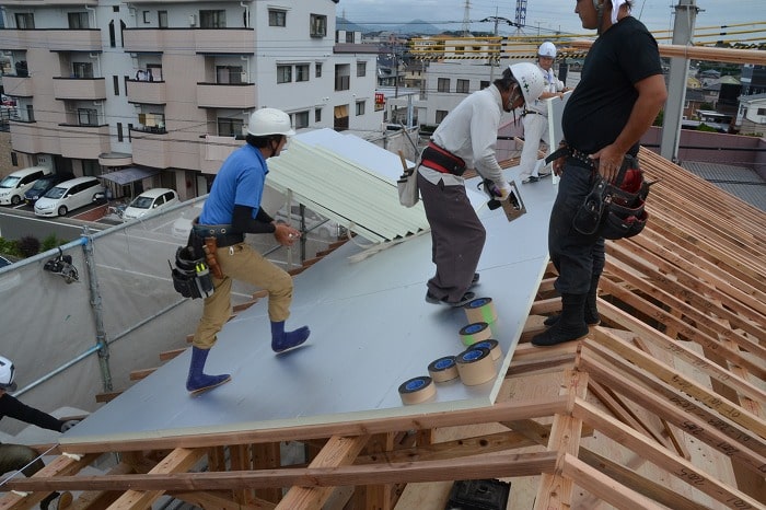 福岡県春日市04　注文住宅建築現場リポート③　～上棟式～