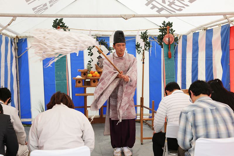 福岡県福津市03　注文住宅建築現場リポート①　～地鎮祭～