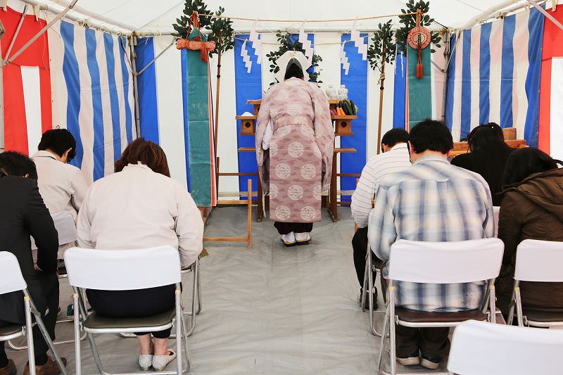 福岡県福津市03　注文住宅建築現場リポート①　～地鎮祭～