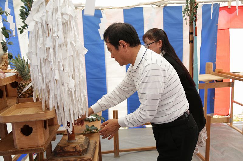 福岡県福津市03　注文住宅建築現場リポート①　～地鎮祭～