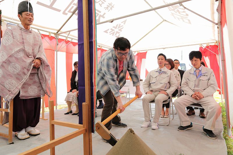 「福津市03」注文住宅現場リポート①【地鎮祭】