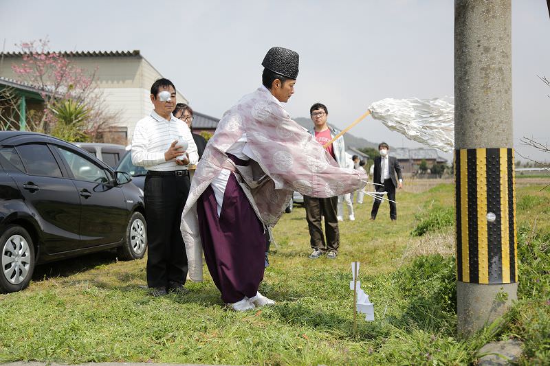 福岡県福津市03　注文住宅建築現場リポート①　～地鎮祭～