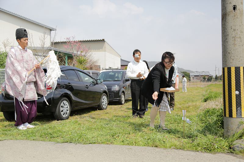 福岡県福津市03　注文住宅建築現場リポート①　～地鎮祭～