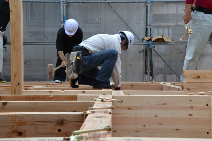 福岡市早良区02　注文住宅建築現場リポート⑥　～上棟式～