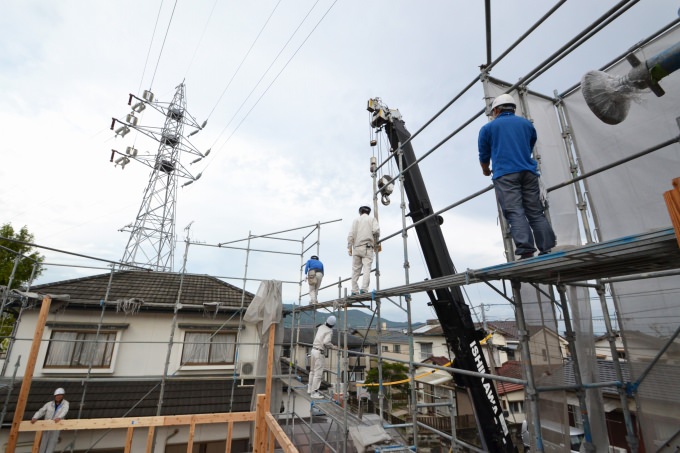 福岡市早良区02　注文住宅建築現場リポート⑥　～上棟式～