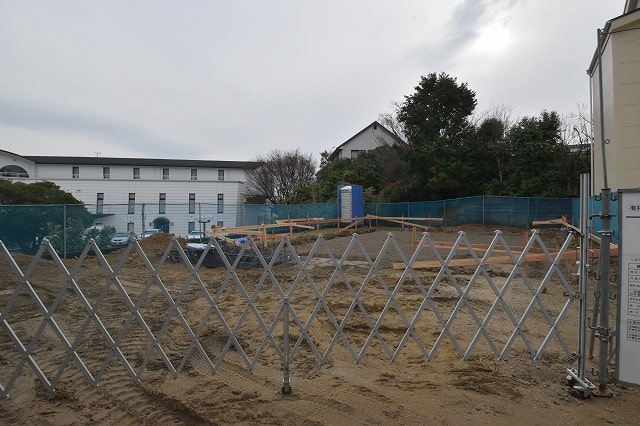 「太宰府市青葉台01」注文住宅現場リポート②【基礎工事】【遣り方】