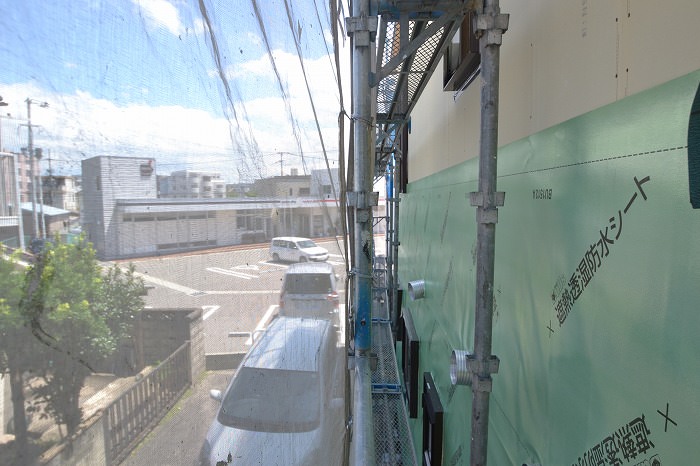 「福岡市南区02」注文住宅現場リポート⑦【外装工事】【通期胴縁】