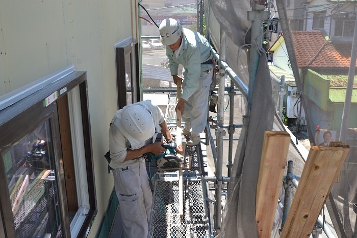 「福岡市南区02」注文住宅現場リポート⑦【外装工事】【通期胴縁】