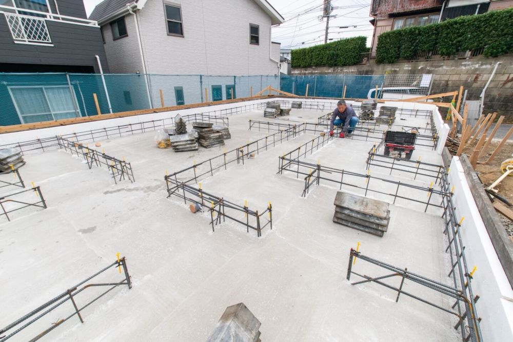 「福岡市城南区友丘02」注文住宅現場リポート③【基礎工事】【型枠】