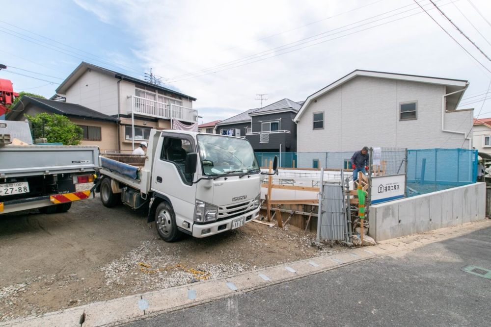 福岡市城南区友丘02　注文住宅建築現場リポート③　～基礎工事・型枠取り付け～