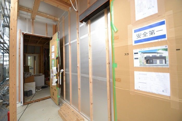 「福岡市南区11」注文住宅現場リポート⑩【木工事】【サッシ】