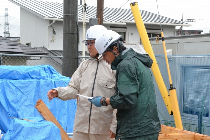 「筑紫野市03」注文住宅現場リポート⑤【木工事】【土台敷き】