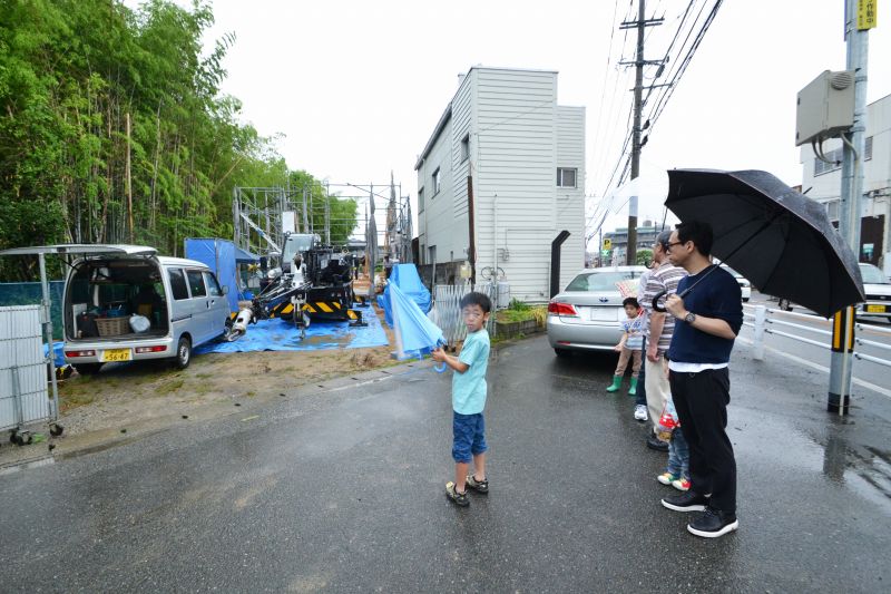 福岡県春日市03　注文住宅建築現場リポート⑤　～上棟式～