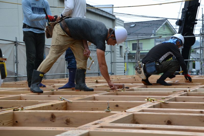 福岡県春日市03　注文住宅建築現場リポート⑤　～上棟式～