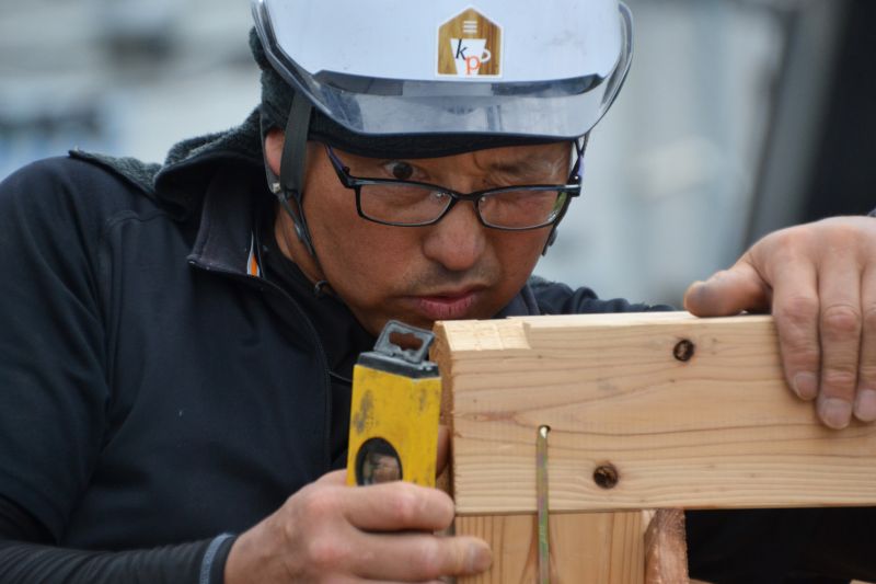 福岡県春日市03　注文住宅建築現場リポート⑤　～上棟式～