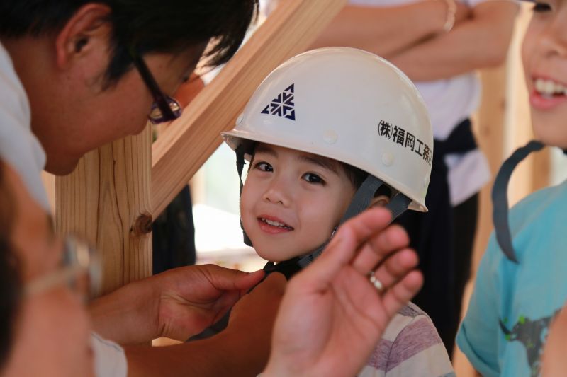 福岡県春日市03　注文住宅建築現場リポート⑤　～上棟式～