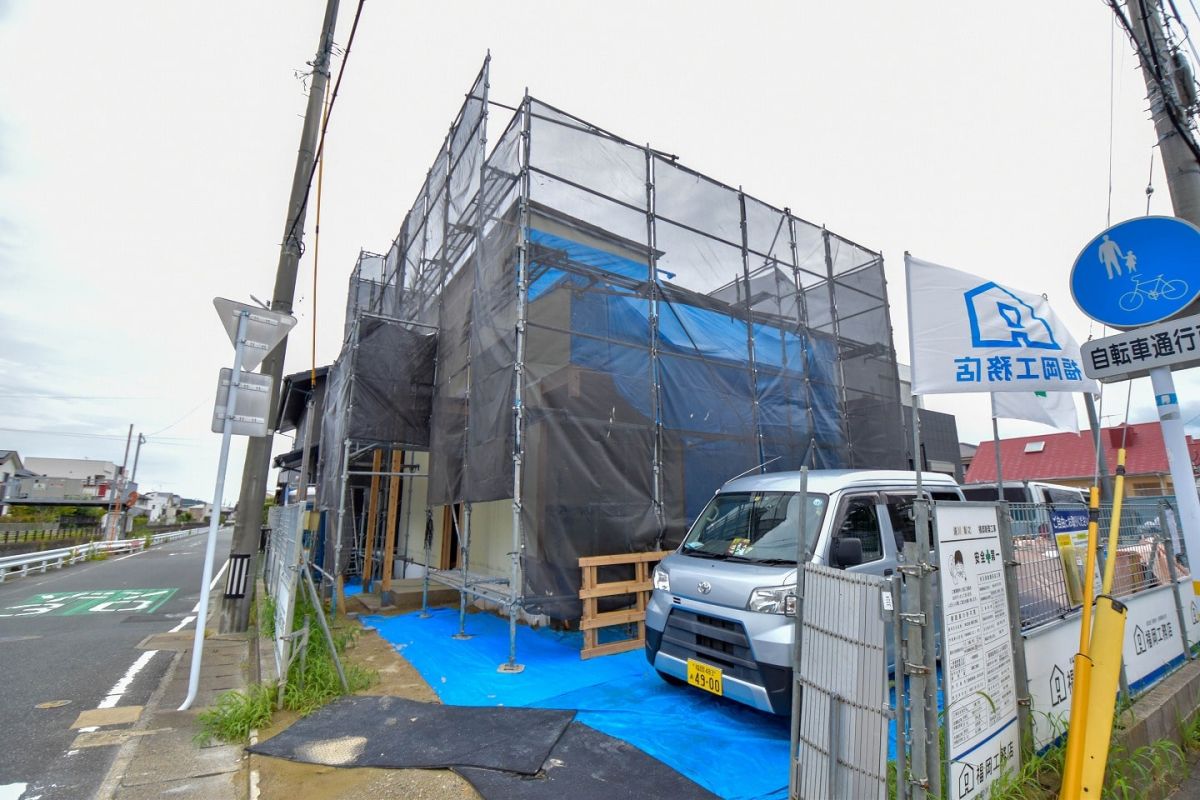 福岡県福岡市西区08　注文住宅建築現場リポート③　～木工事・下地施工～