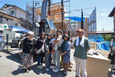 「北九州市八幡西区塔野01」注文住宅現場リポート③【上棟式】