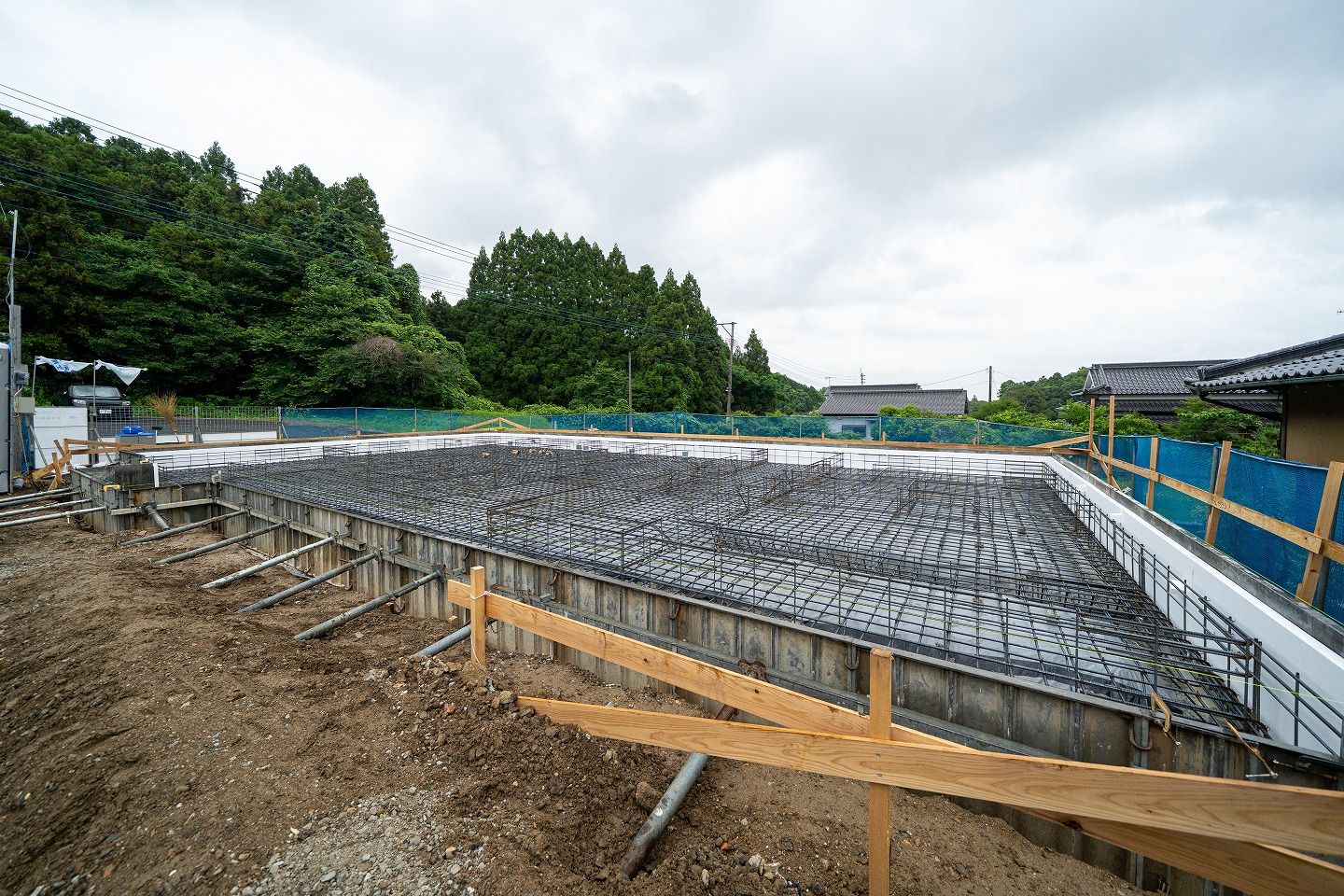「田川市01」注文住宅現場リポート②【基礎工事】【配筋】