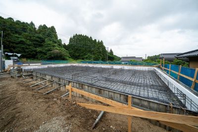 「田川市01」注文住宅現場リポート②【基礎工事】【配筋】