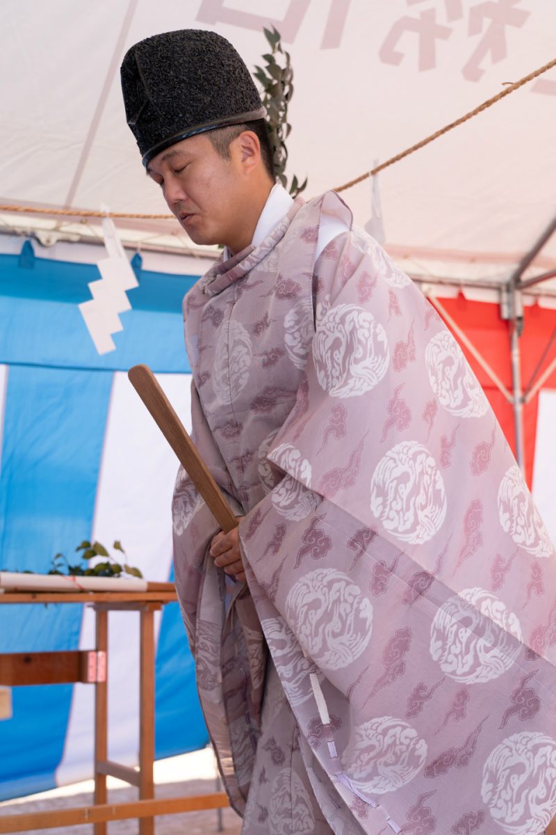 福岡県筑紫野市14　注文住宅建築現場リポート①　～地鎮祭〜