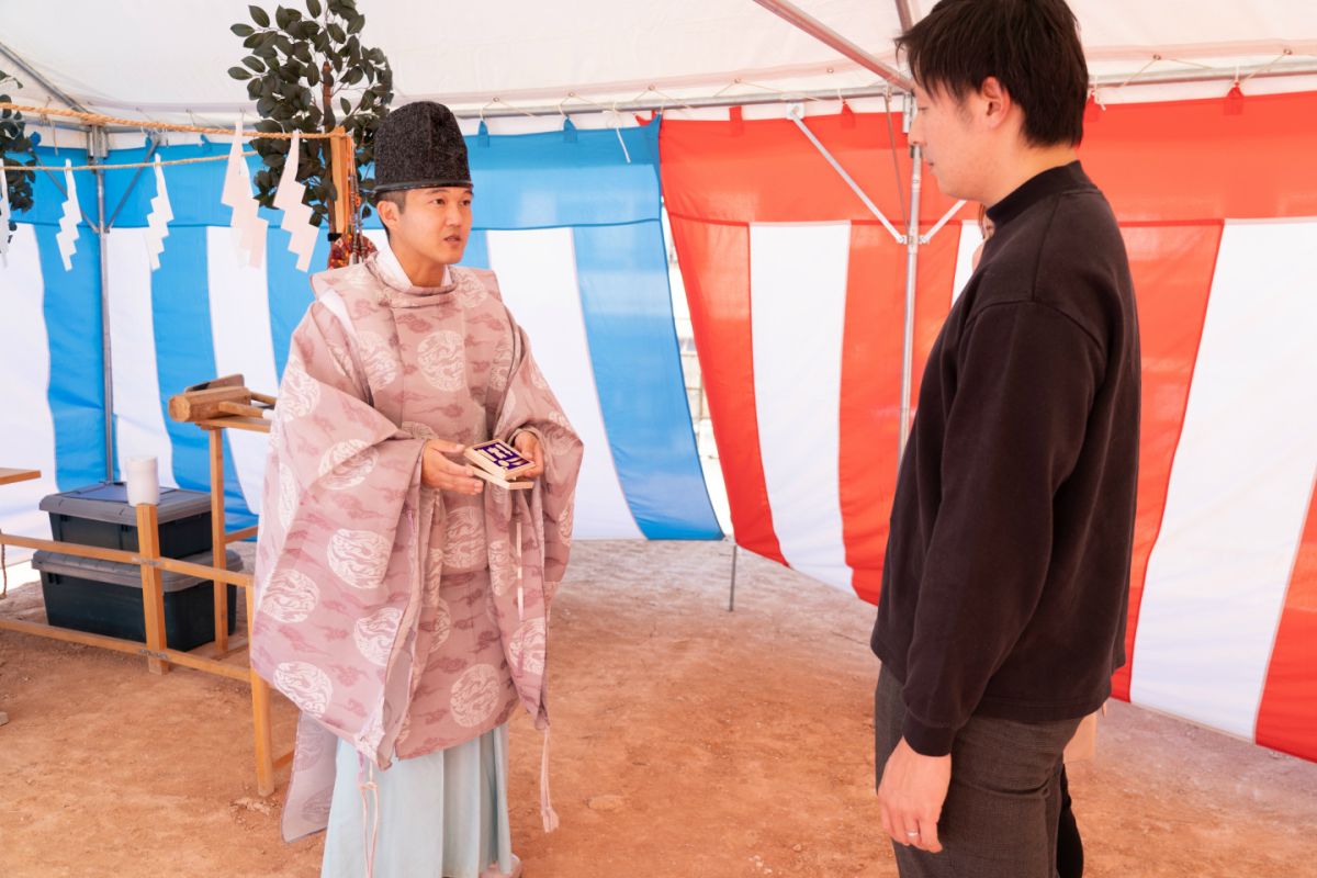 福岡県筑紫野市14　注文住宅建築現場リポート①　～地鎮祭〜