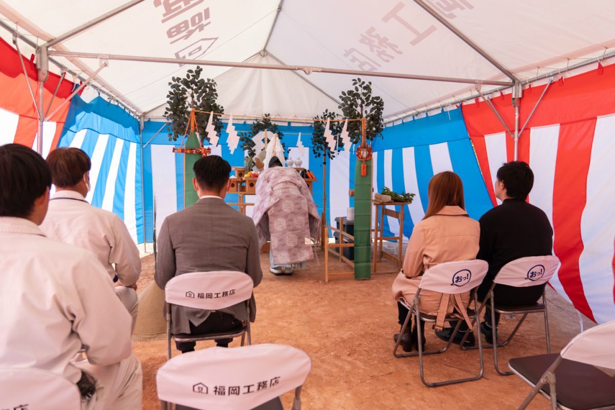 「筑紫野市14」注文住宅現場リポート①【地鎮祭】