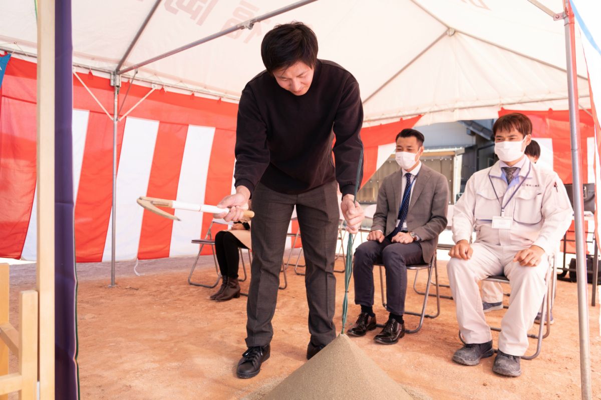 「筑紫野市14」注文住宅現場リポート①【地鎮祭】