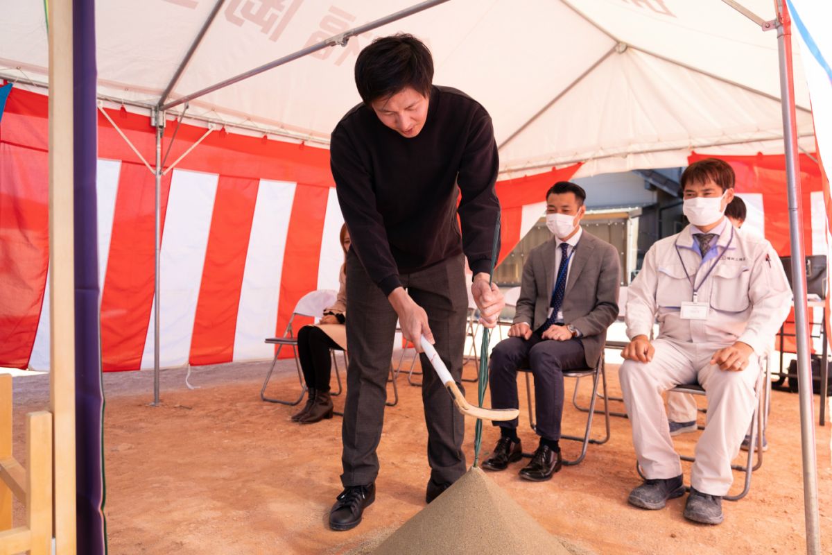 「筑紫野市14」注文住宅現場リポート①【地鎮祭】