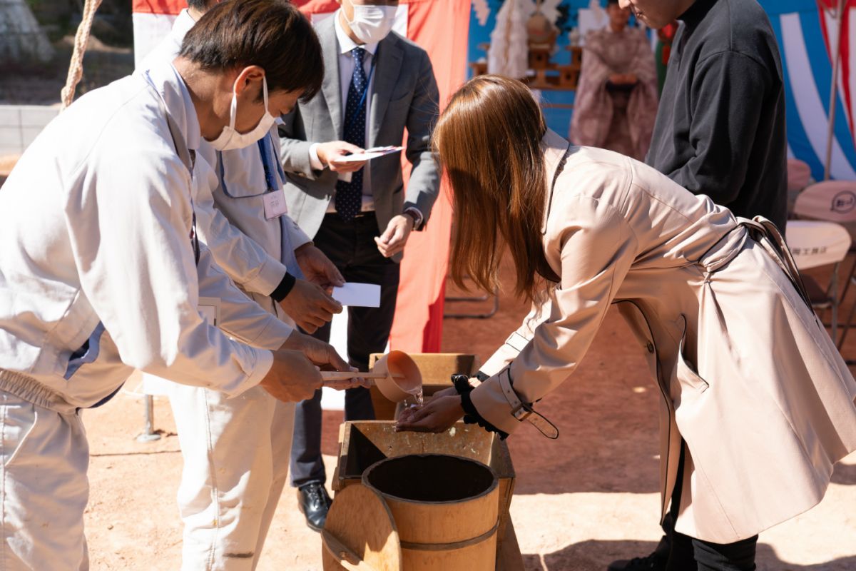 福岡県筑紫野市14　注文住宅建築現場リポート①　～地鎮祭〜