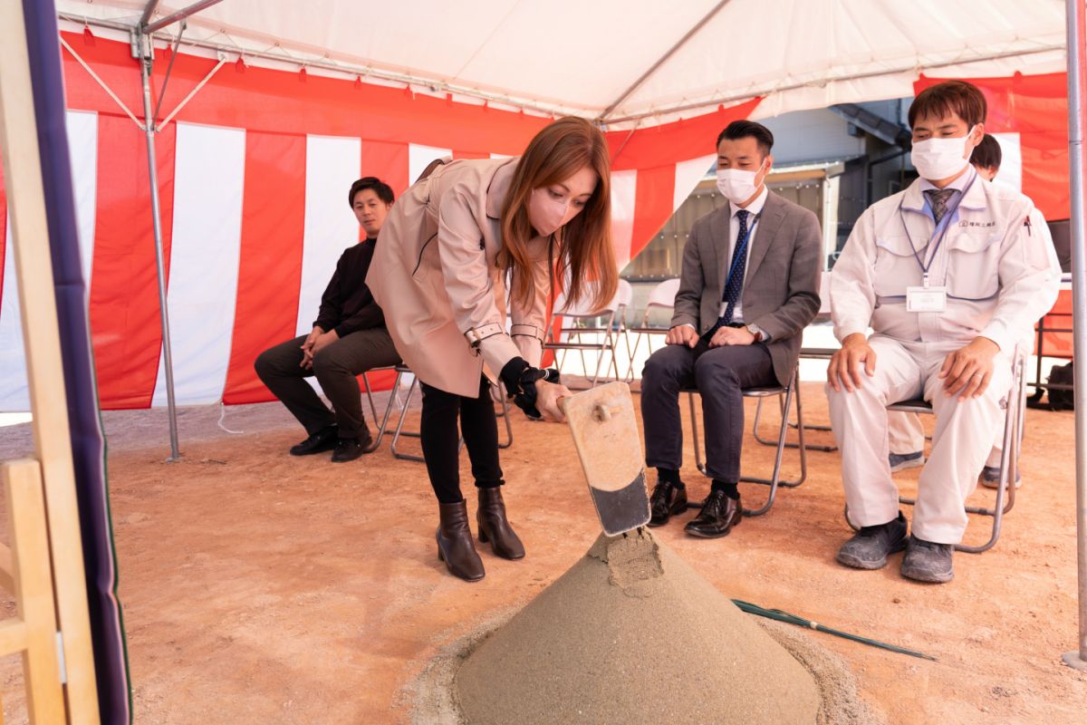 福岡県筑紫野市14　注文住宅建築現場リポート①　～地鎮祭〜