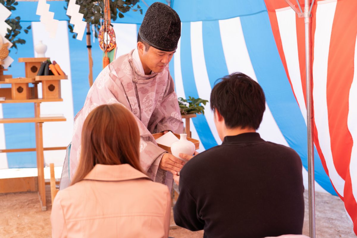 福岡県筑紫野市14　注文住宅建築現場リポート①　～地鎮祭〜