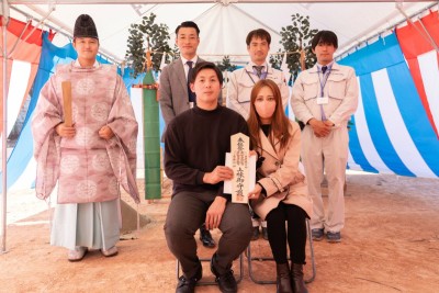 「筑紫野市14」注文住宅現場リポート①【地鎮祭】