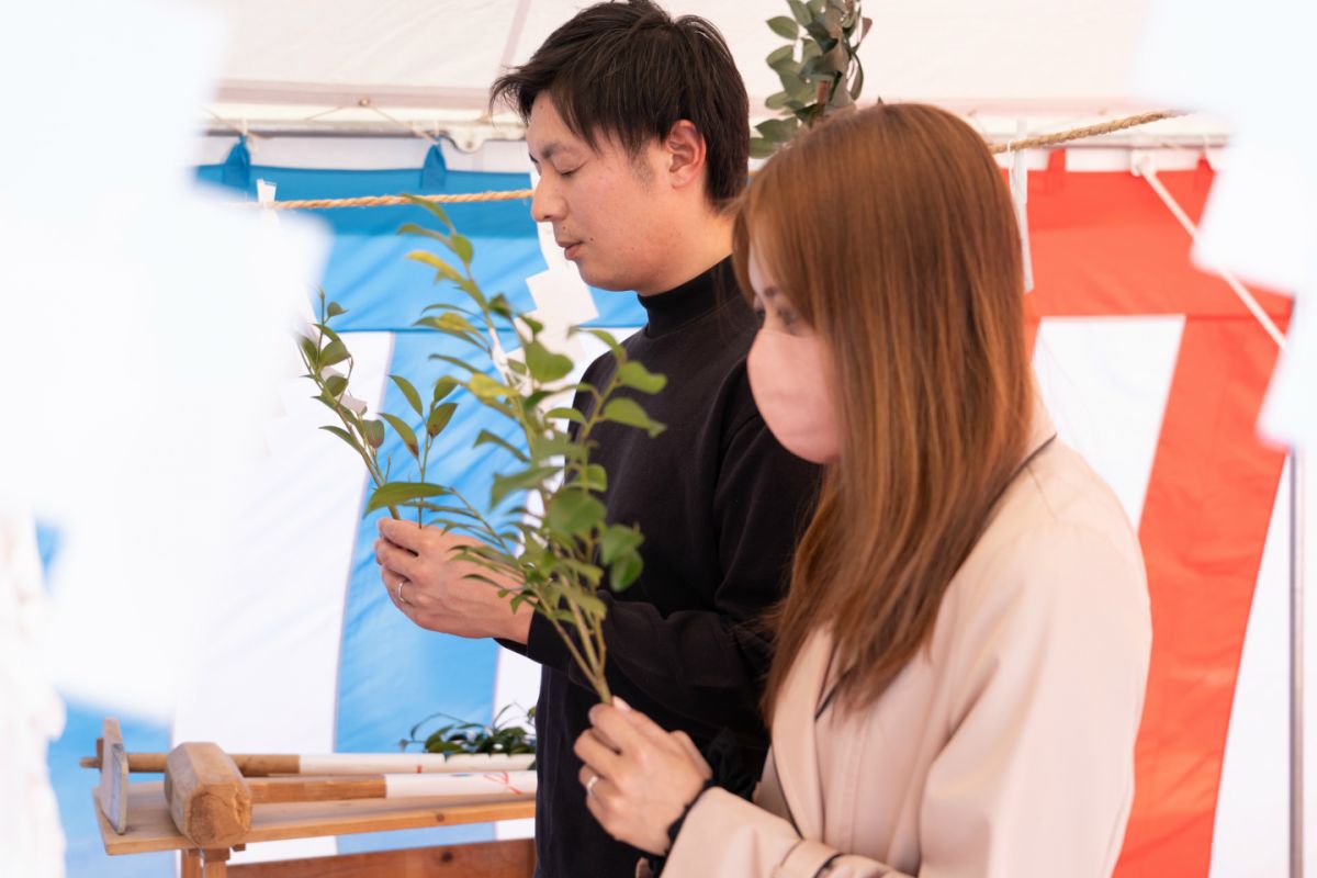 福岡県筑紫野市14　注文住宅建築現場リポート①　～地鎮祭〜