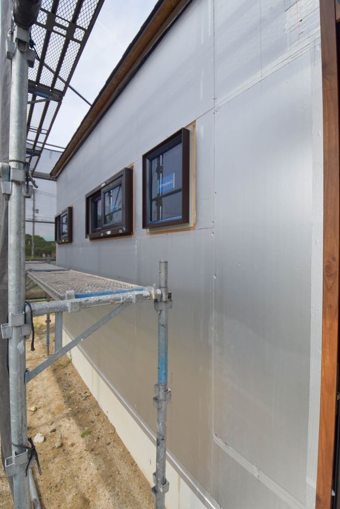 「糟屋郡粕屋町03」注文住宅現場リポート⑧【木工事】【外断熱材】