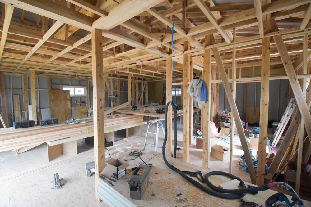 「糟屋郡粕屋町03」注文住宅現場リポート⑧【木工事】【外断熱材】