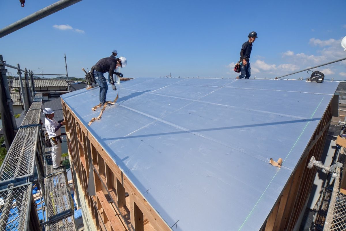 福岡県糟屋郡志免町06　注文住宅建築現場リポート④　～上棟式・後編～