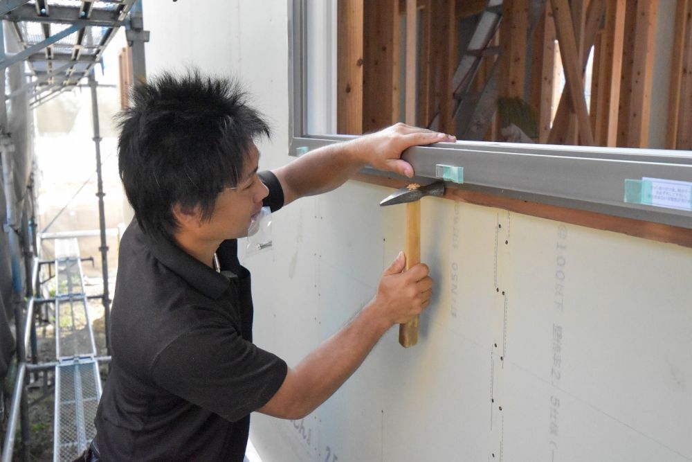 「糟屋郡04」注文住宅現場リポート⑤【木工事】【サッシ】