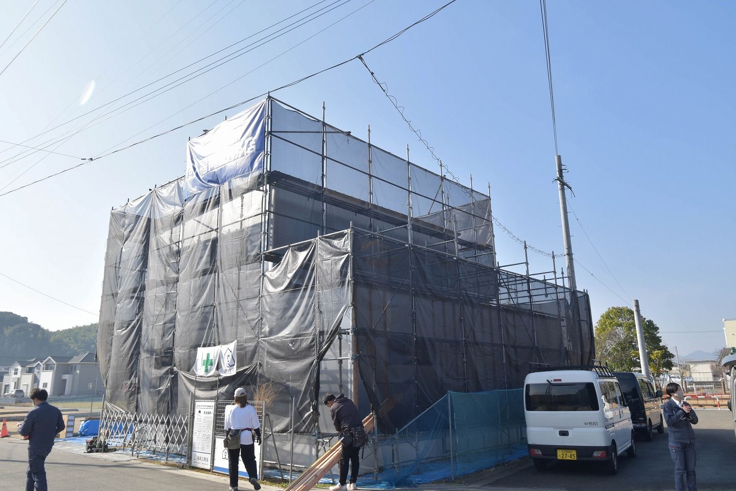 「直方市01」注文住宅現場リポート⑥【木工事】【外断熱材】