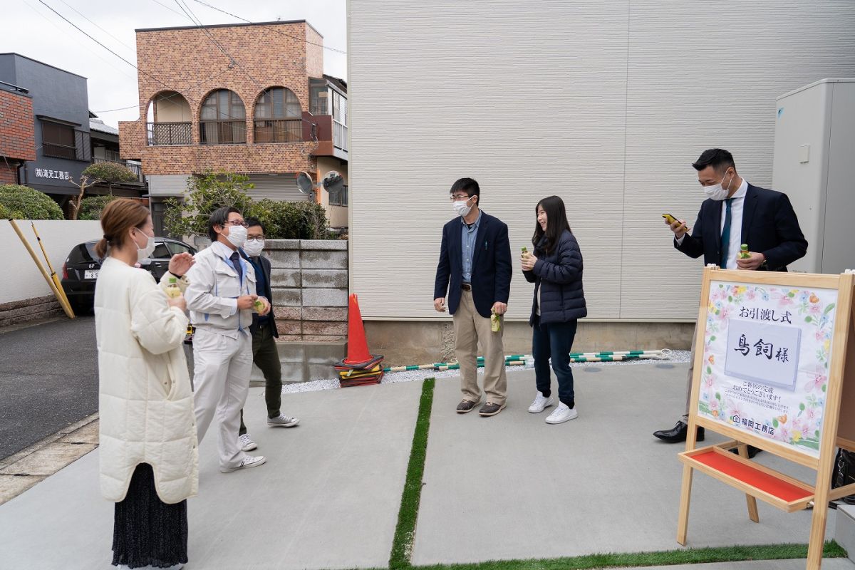 福岡市早良区08　注文住宅建築現場リポート⑥　～お引き渡し式～