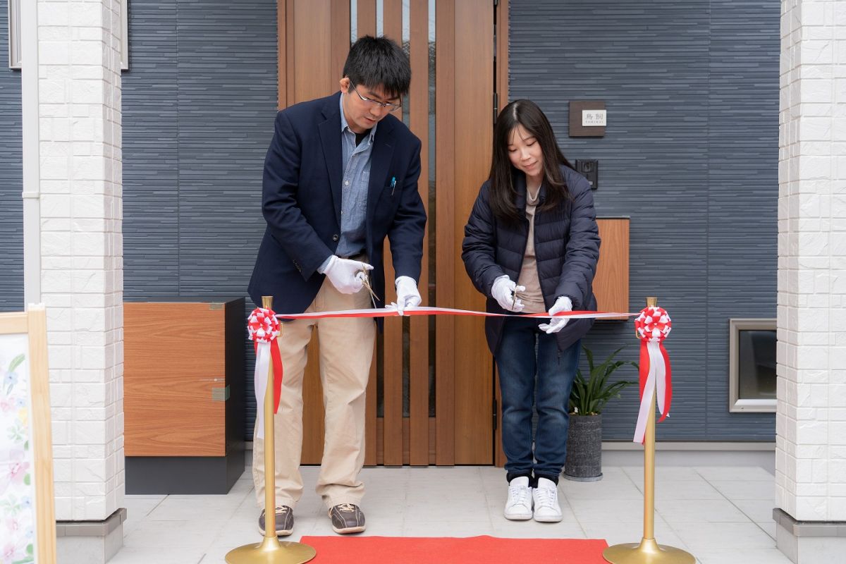 福岡市早良区08　注文住宅建築現場リポート⑥　～お引き渡し式～