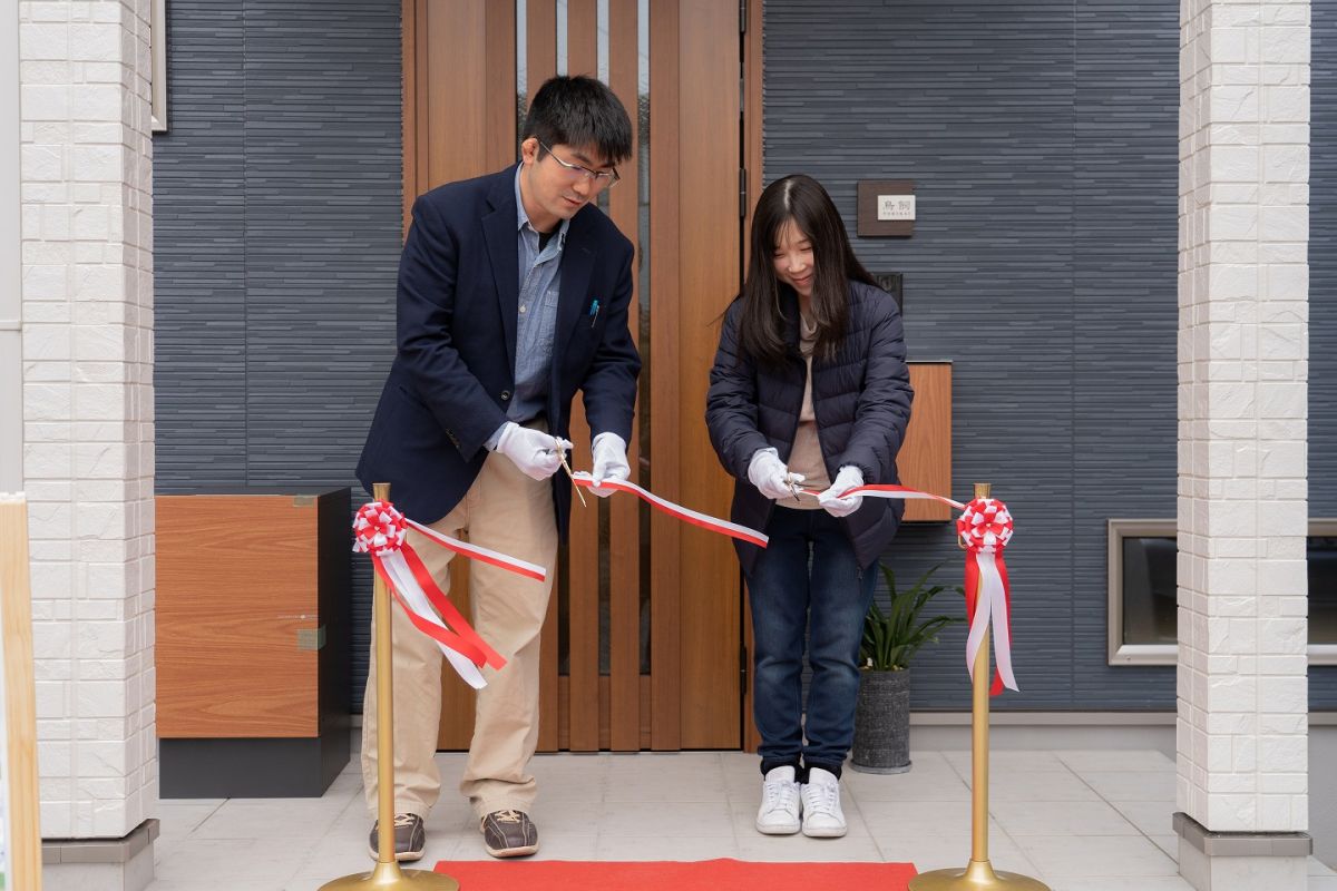 福岡市早良区08　注文住宅建築現場リポート⑥　～お引き渡し式～