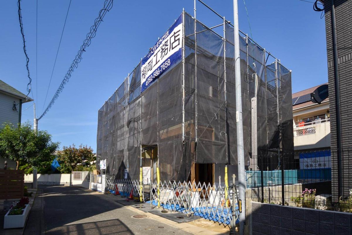 「福岡市城南区08」注文住宅現場リポート⑤【木工事】【金物】