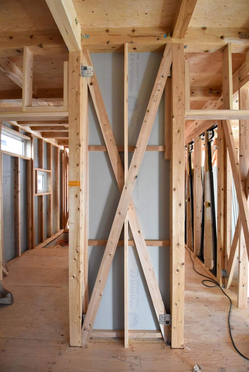 「福岡市城南区08」注文住宅現場リポート⑤【木工事】【金物】