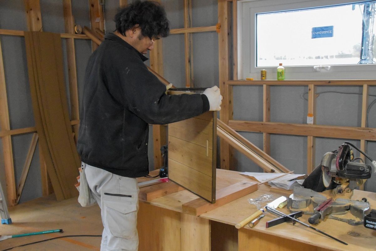 「三井郡大刀洗町04」注文住宅現場リポート⑤【木工事】【床材】