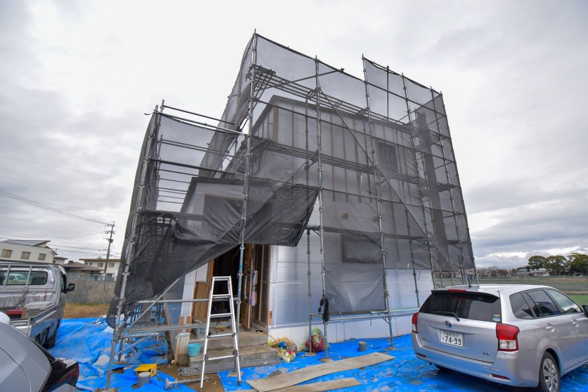 「三井郡大刀洗町04」注文住宅現場リポート⑤【木工事】【床材】