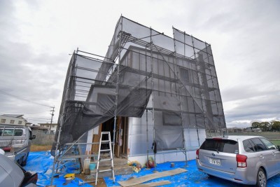 「三井郡大刀洗町04」注文住宅現場リポート⑤【木工事】【床材】