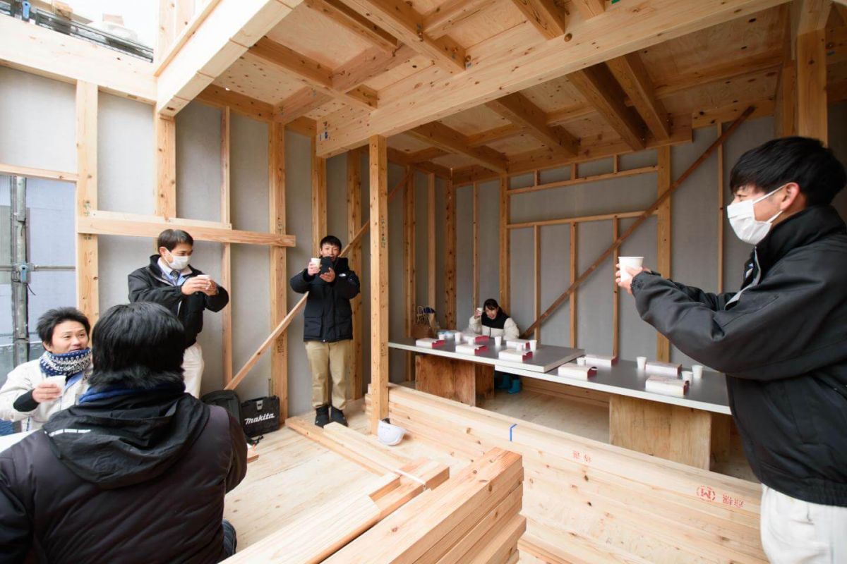 福岡県大野城市大城01　注文住宅建築現場リポート③　～上棟式～