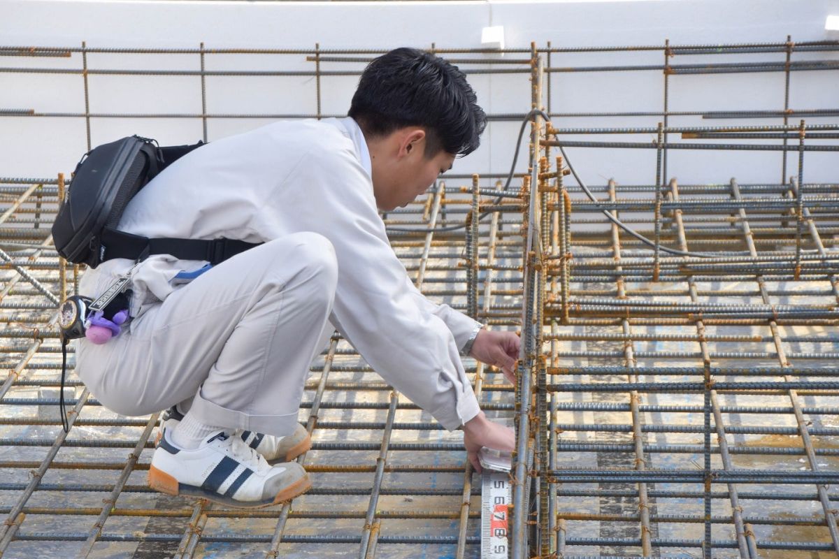 福岡県福岡市城南区11　注文住宅建築現場リポート②　～基礎工事・配筋検査～